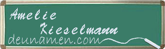 Amelie Kieselmann Visitenkarte